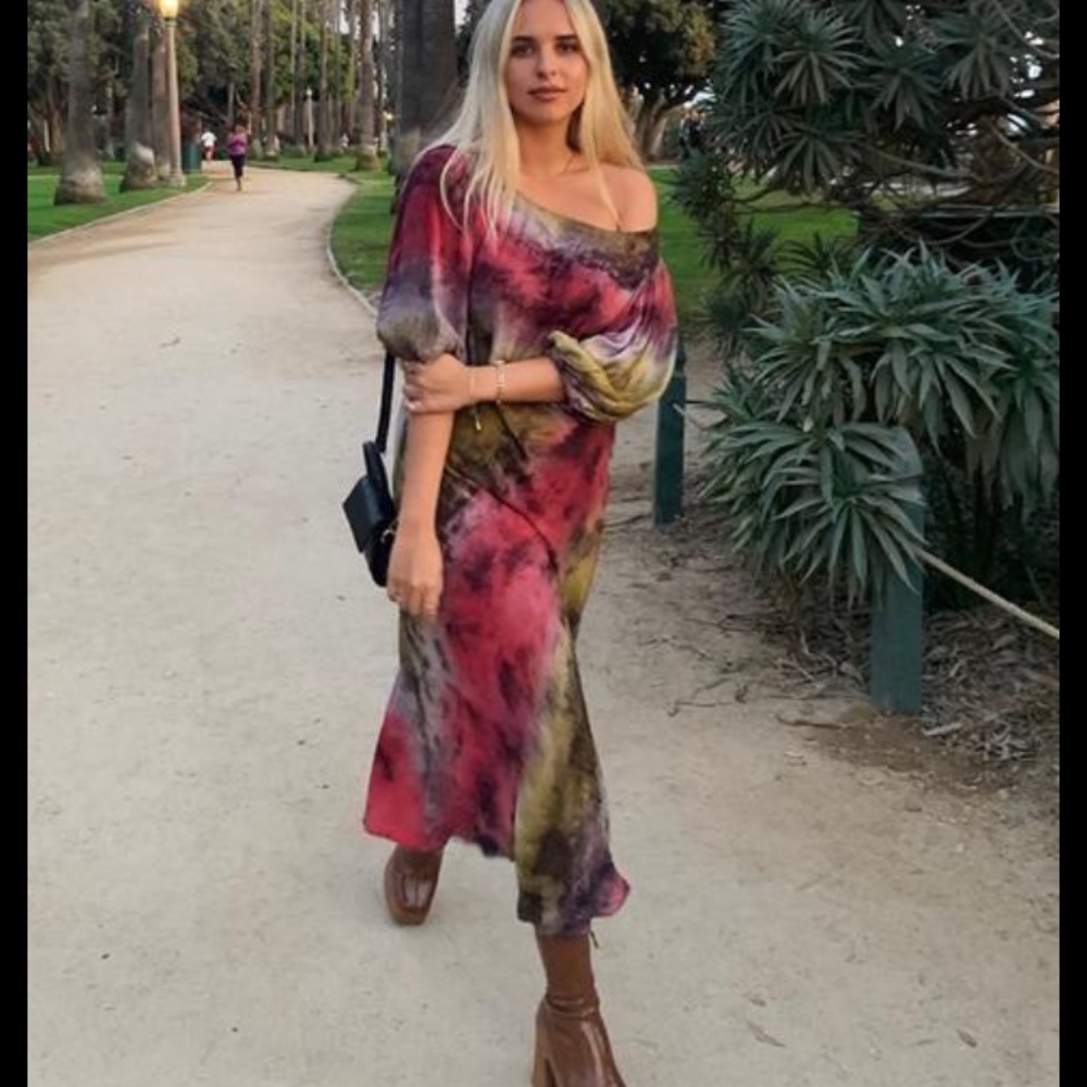 Verge Girl tie dye dress